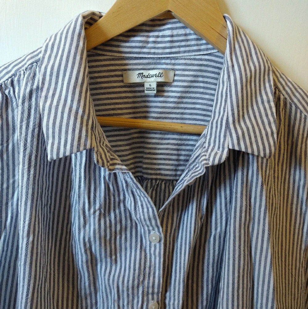 Madewell striped Central shirt